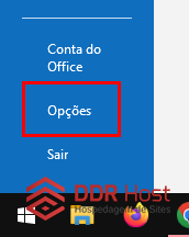 Acessar as configurações de Email